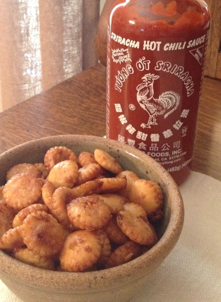Sriracha Maple Oyster Crackers