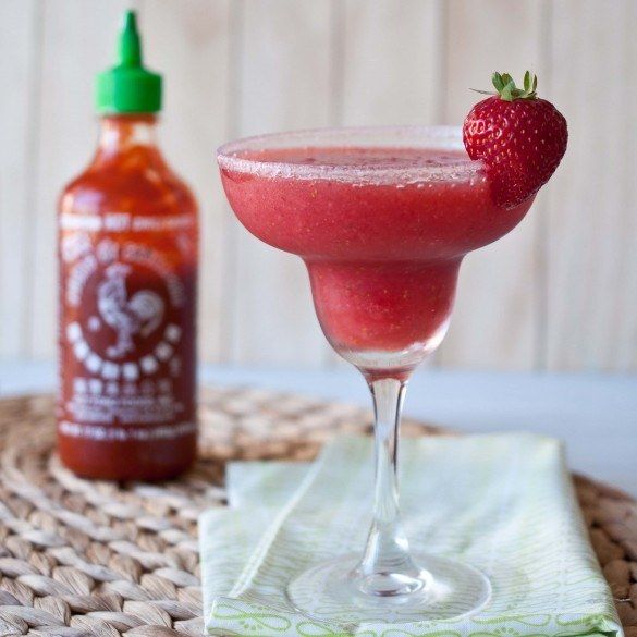 Strawberry Sriracha Margarita