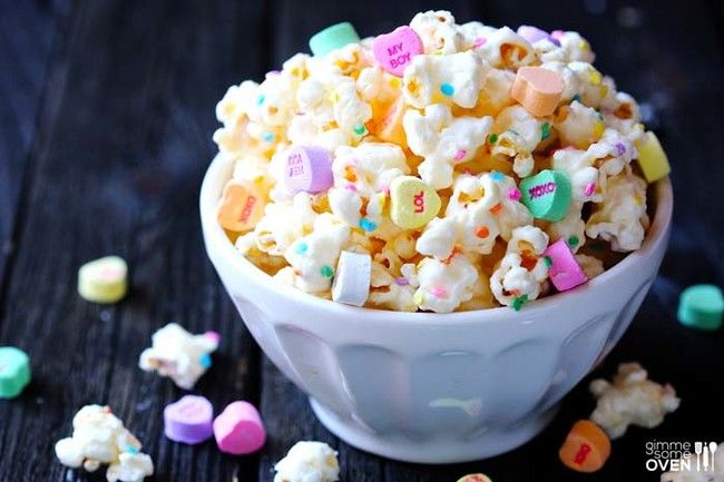 Candy Heart Popcorn