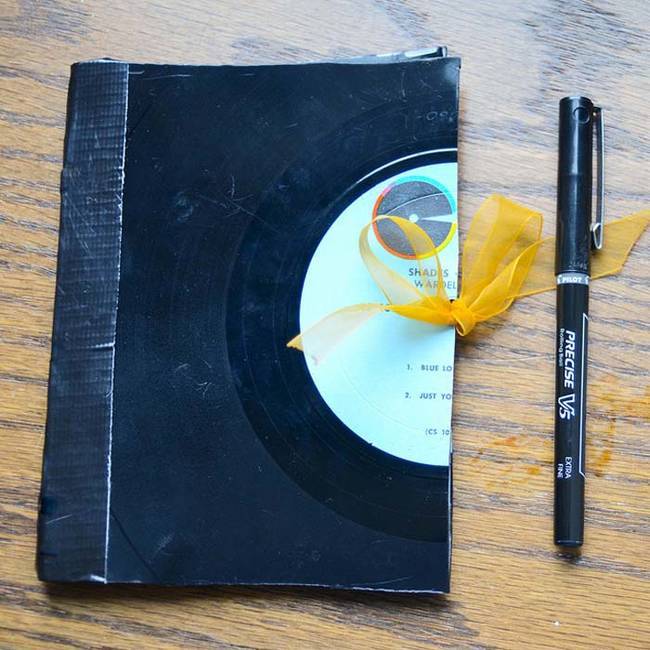 Vinyl Record Notebook