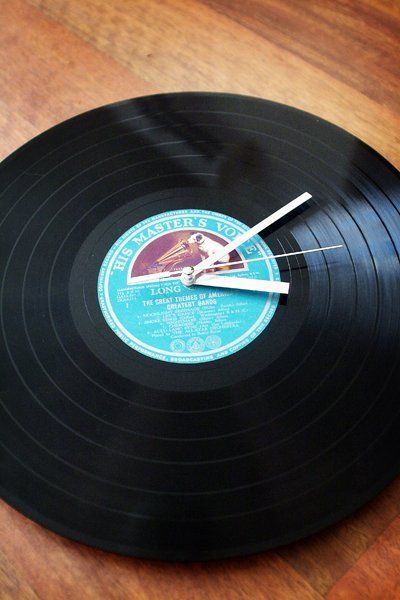 Vinyl Record Clock