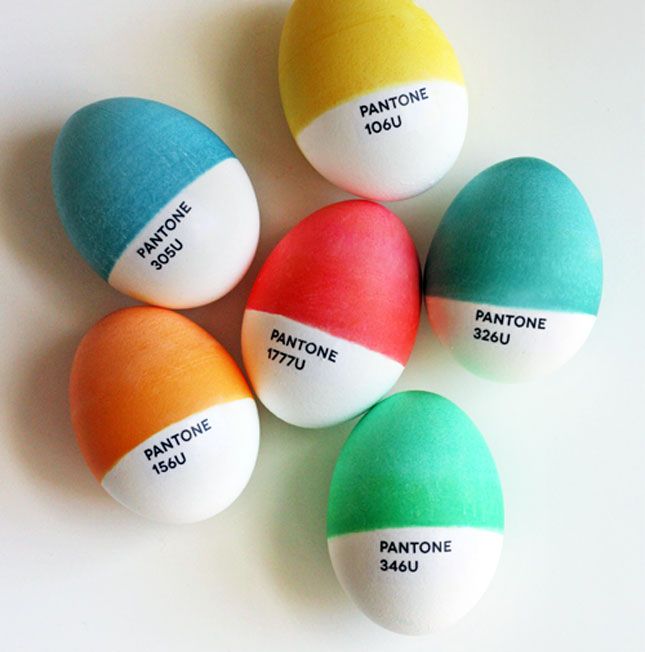 Pantone Easter Eggs