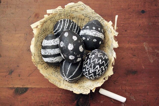 Chalkboard Easter Eggs