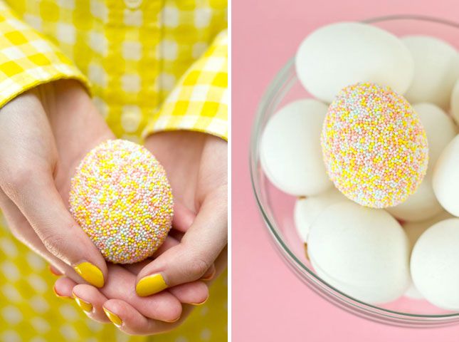 Sprinkle Easter Eggs