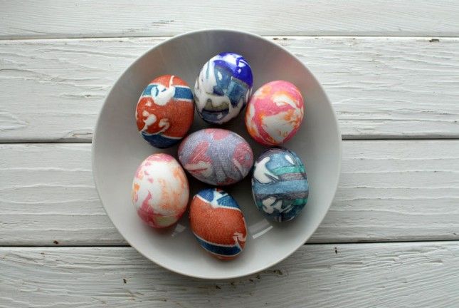 Silk Tie Dyed Eggs