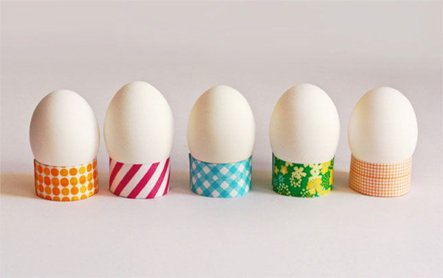 Washi Easter Egg Holders