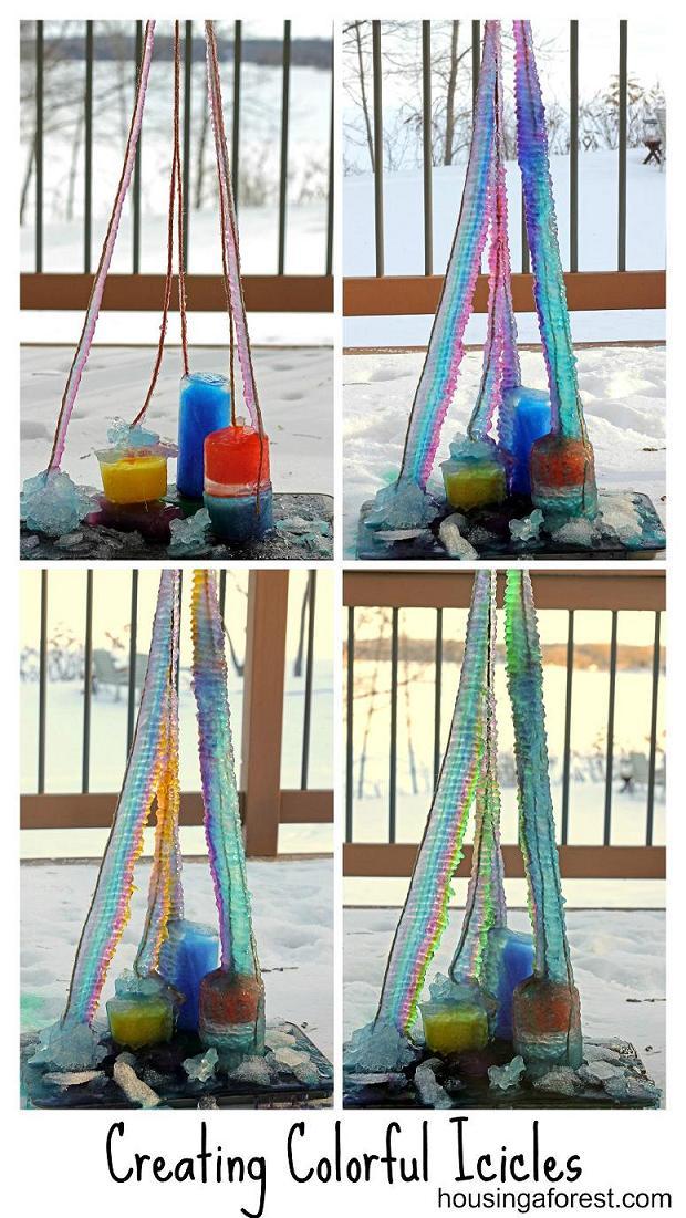Creating Colorful Icicles