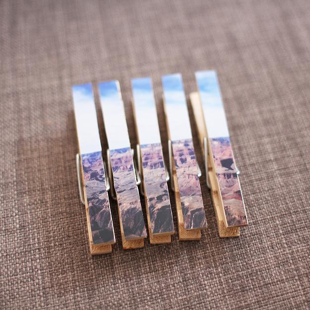 Instagram Photo Prints Clothespins