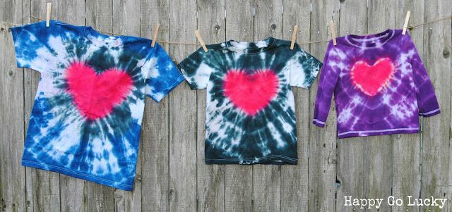 Heart Tie Dye Shirt