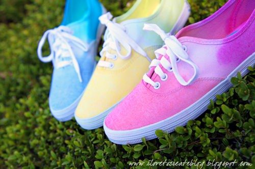 Ombre Tie Dye Sneakers