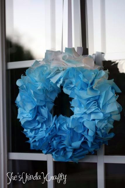 Tie Dye Wreath