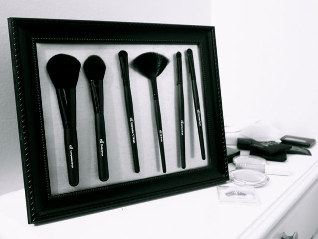 Picture Frame Makeup Brush Holder