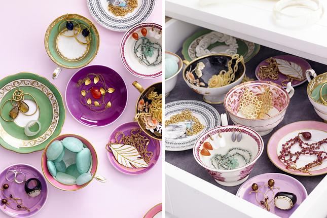 How to Use China to Organize Jewelry