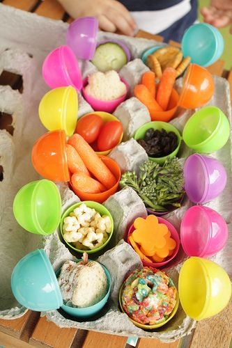 Repurpose Easter Eggs as Snack Containers
