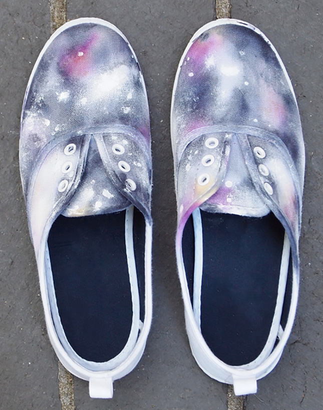 Galaxy Print Shoes