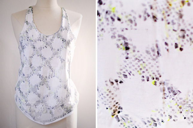 Snakeskin Print Sharpie Shirt