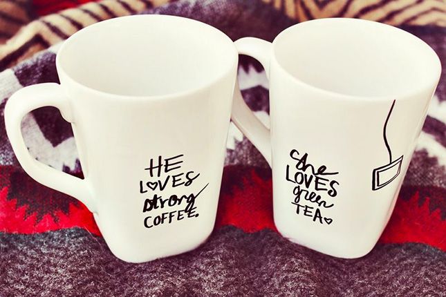 His + Her Sharpie Mug