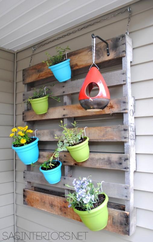 Vertical Pallet Garden