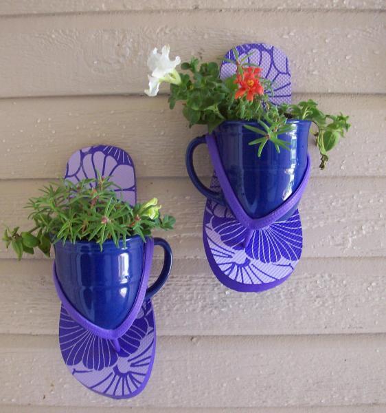 Flip Flop Flower Coffee Cup