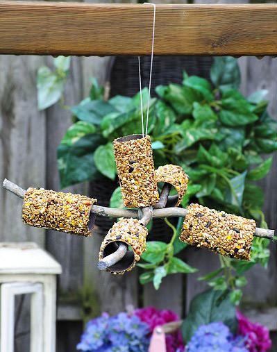 Toilet Roll Bird Feeder
