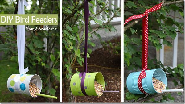 Tin Can Bird Feeder