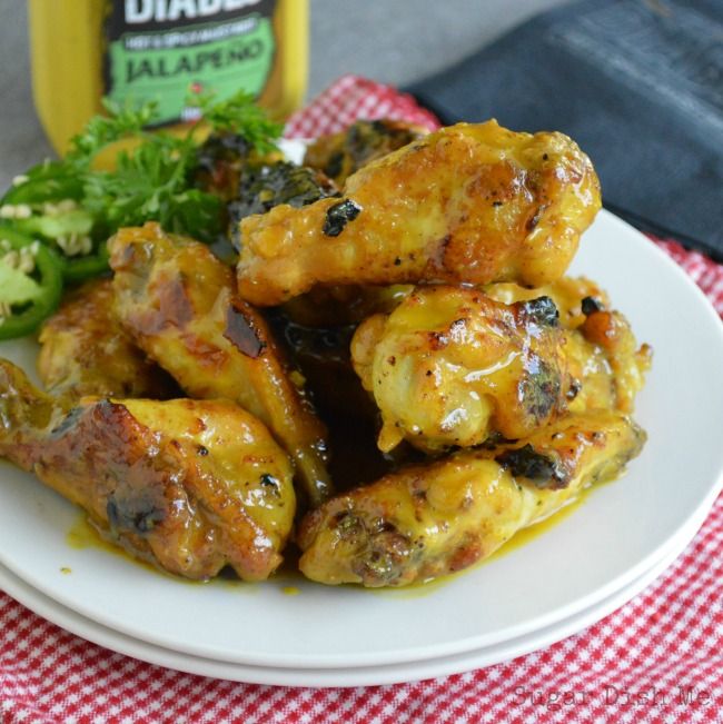 Hot Honey Mustard Wings