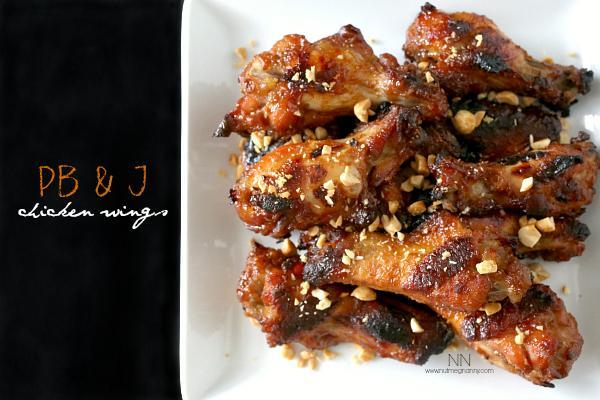 Peanut Butter and Jelly Chicken Wings