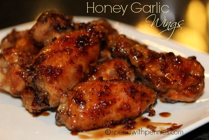 Oven Baked Honey Garlic Wings