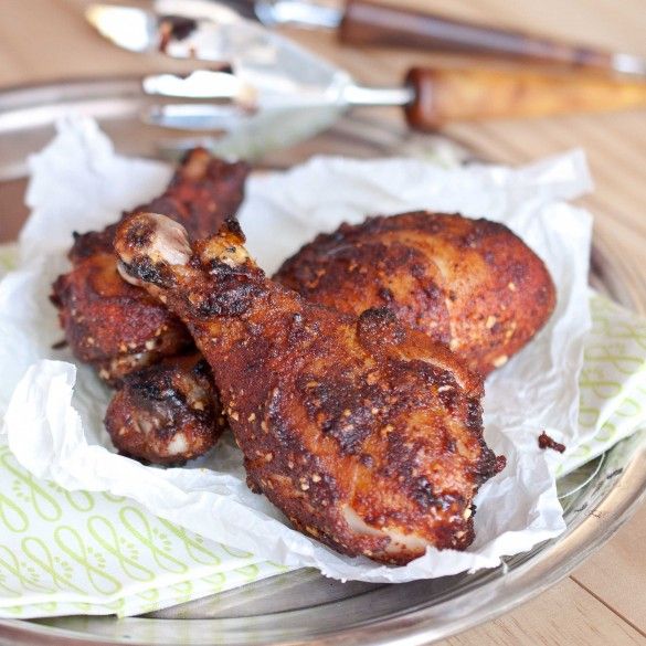 Baked Brown Butter Wings With Roasted Red Pepper Cream