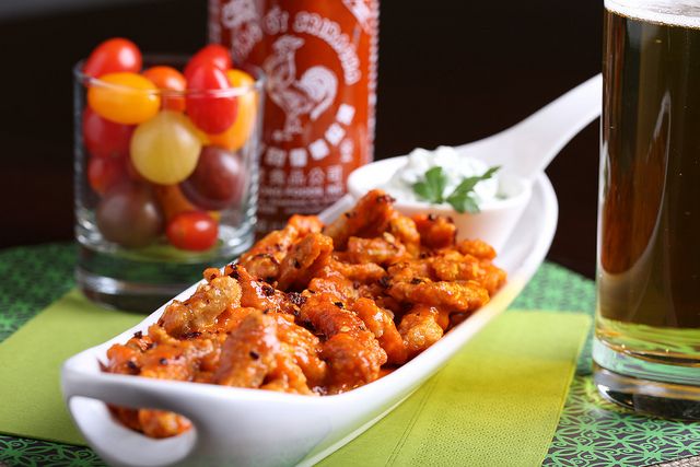 Sriracha-Habanero Vegan Wings