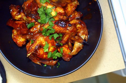 Honey-mustard Wings & Teriyaki Wings