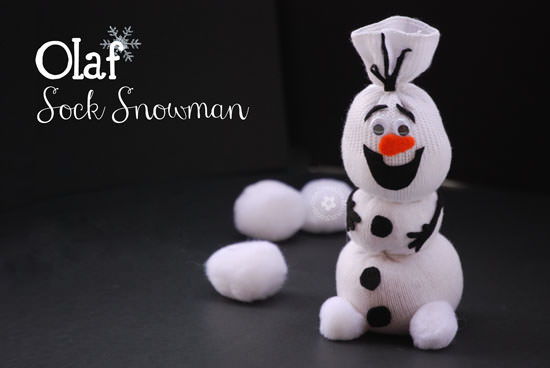 Olaf Sock Snowman