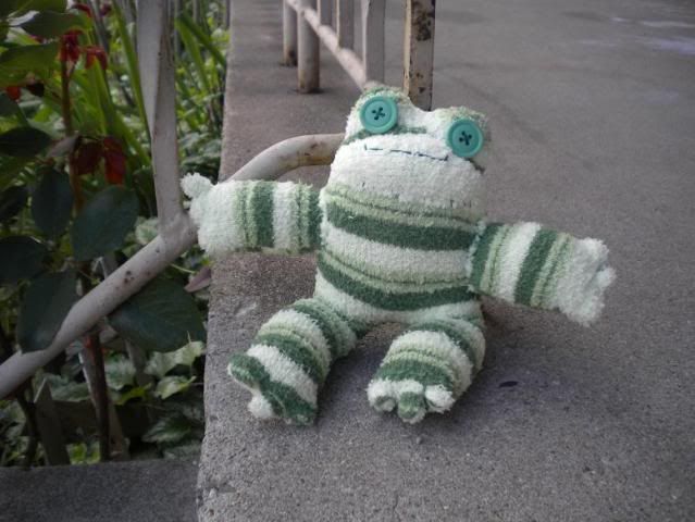 Microwavable Sock Frog