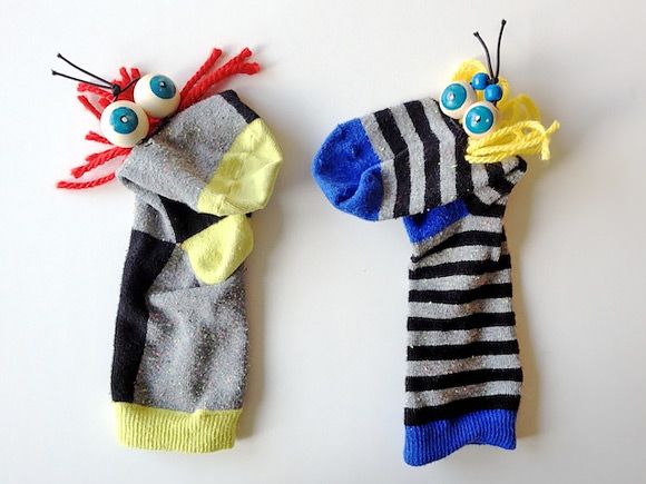 Googly-Eye Sock Puppets