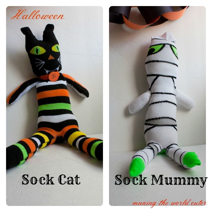 Sock Mummy & Sock Cat