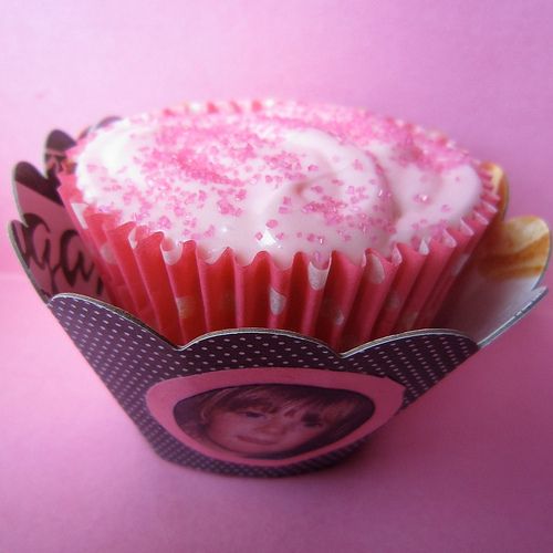 Cardboard Cupcake Coozies