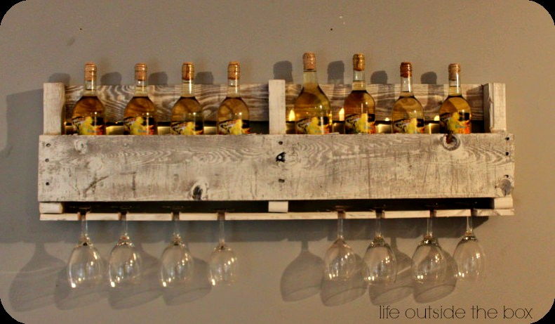 Pallet Wine Rack