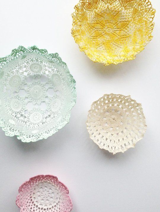 Lace Doily Bowls