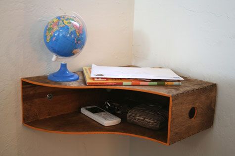 Magazine Holder Corner Shelf