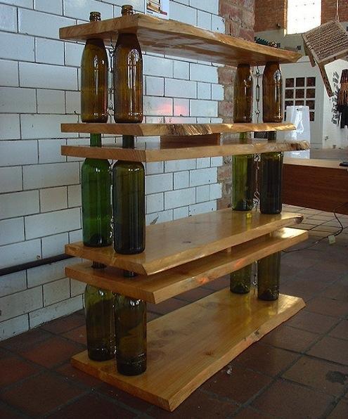 Wine Bottle Shelves