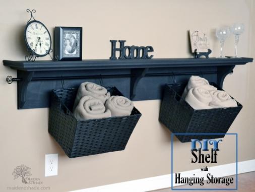 Shelf with Hanging Storage