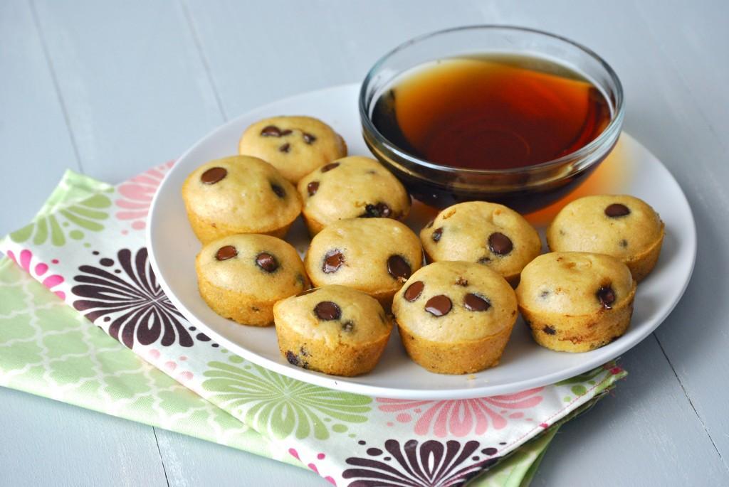 Mini Chocolate Chip Pancake Muffins
