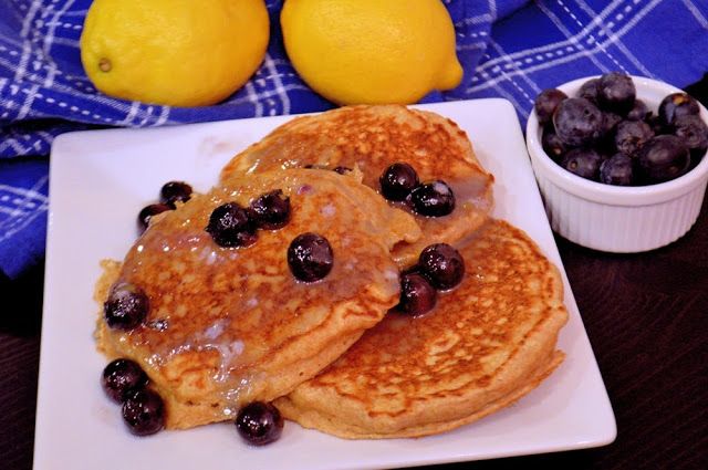 Whole Wheat Lemon Ricotta Silver Dollar Pancakes