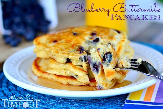 Blueberry Buttermilk Pancakes