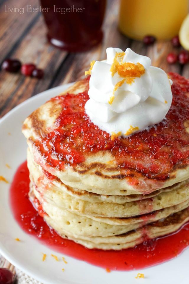 Orange Ricotta Pancakes