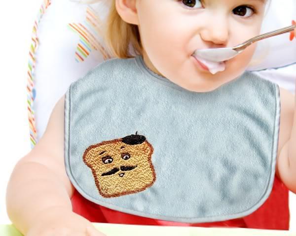 Embroidered Baby Bib