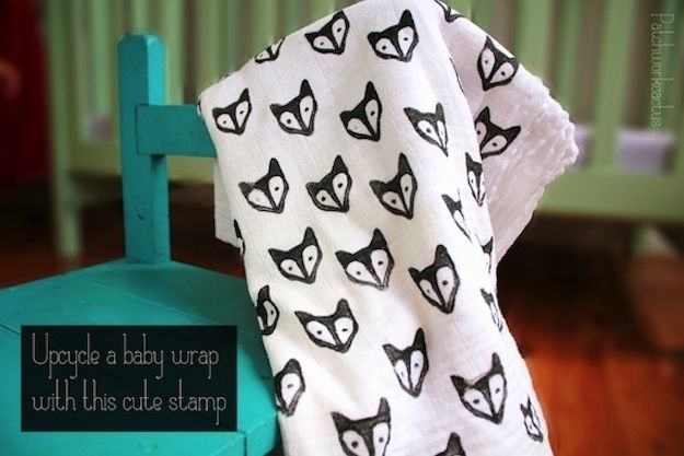 Stamped Fox Blanket