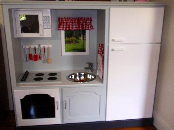Repurposed Play Kitchen
