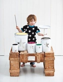 Paint Can Drum Set