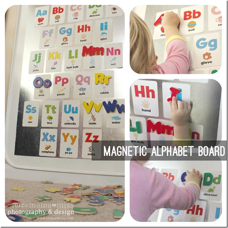 Magnetic Alphabet Board